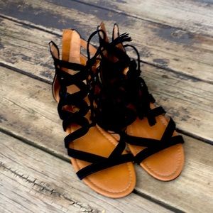 Womens gladiator sandals. Only worn once